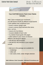 Load image into Gallery viewer, Exterior Paint Color Palette Online Consult