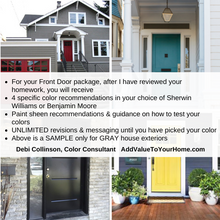 Load image into Gallery viewer, Front Door Paint Color Consult Online