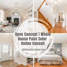 Load image into Gallery viewer, Whole House or Open Concept Paint Color Online Consult