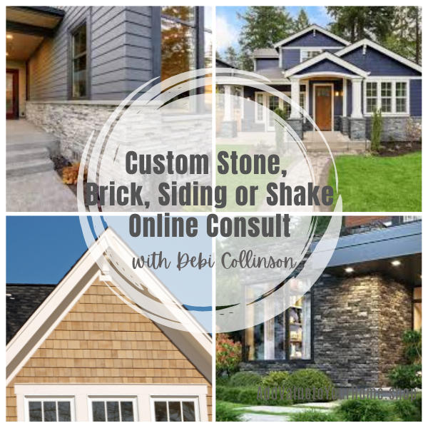 Exterior Stone, Brick, Cedar Shingles or Siding Consult